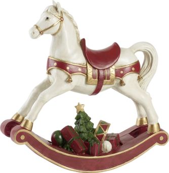 Villeroy & Boch Schaukelpferd XL 32,8x10,8x32,5 cm Christmas Toys 2019 