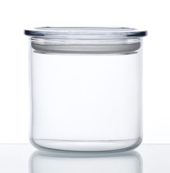 Simax Vorratsglas mit Kunststoffdeckel 0,4 L 