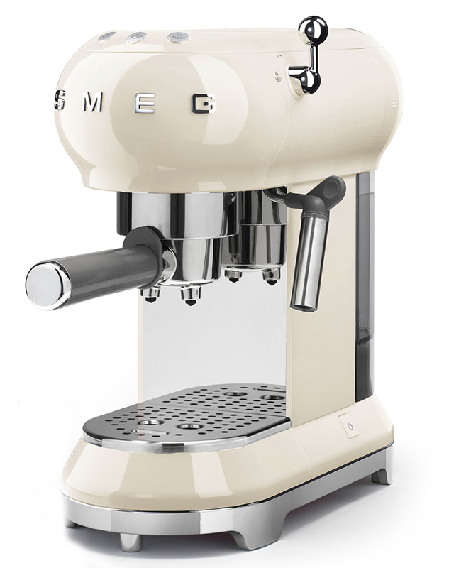 Smeg Espresso-Kaffeemaschine 1,0 L Creme | Fachhändler Tritschler Stuttgart