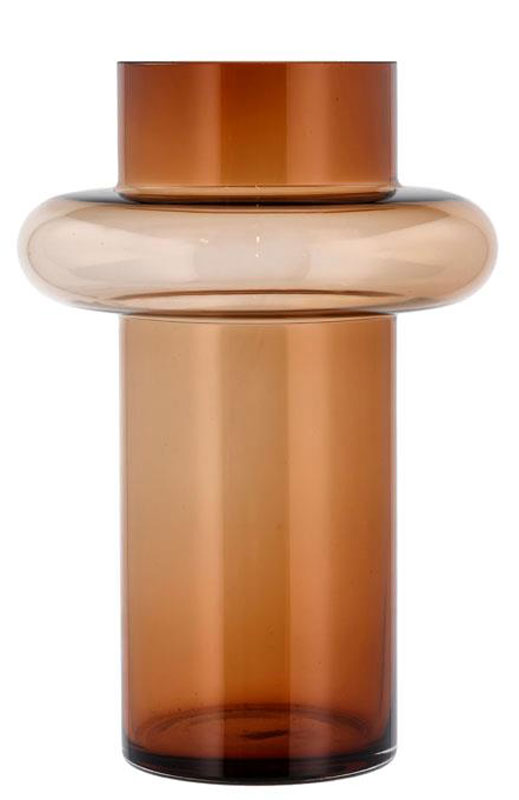 Lyngby Glas Vase 30 cm Tube Amber | Fachhändler Tritschler Stuttgart