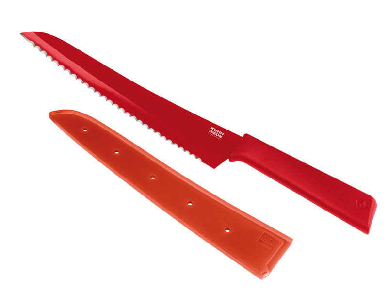 Kuhn Rikon Colori®+ Brotmesser rot | Fachhändler Tritschler Stuttgart